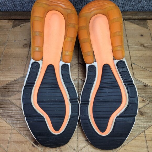 Nike Air Max 270 Mens 11.5 Athletic Running Shoes Sneakers Sunset DQ7625-600 - Picture 8 of 11